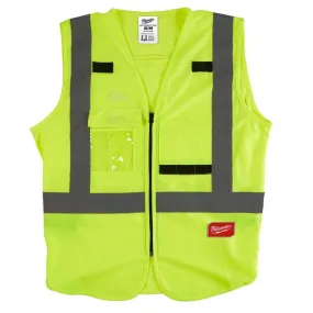 Milwaukee Safety Vest High Visibility Yellow L/XL