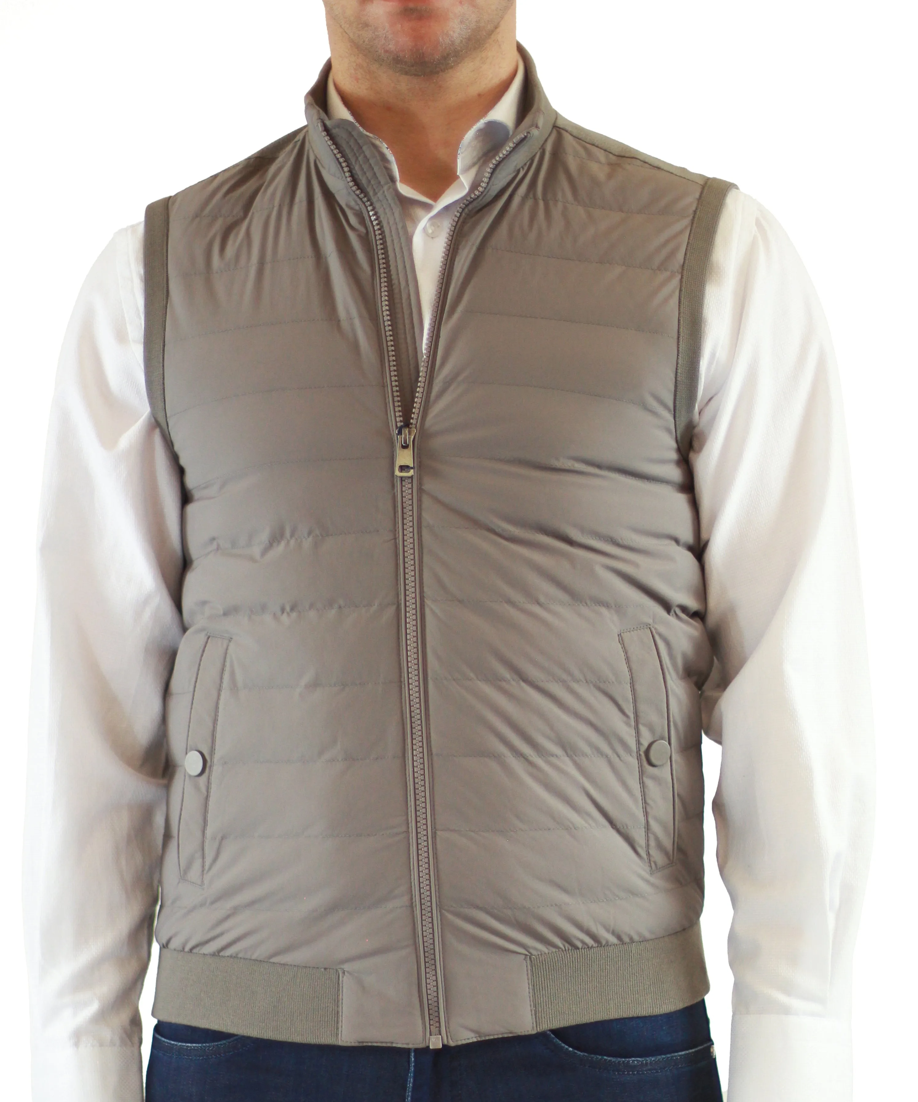 Mink Quilted Vest