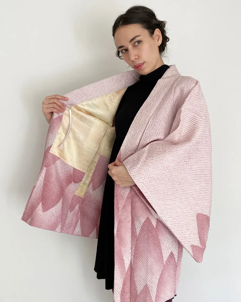 Mountain Shibori Haori Kimono Jacket