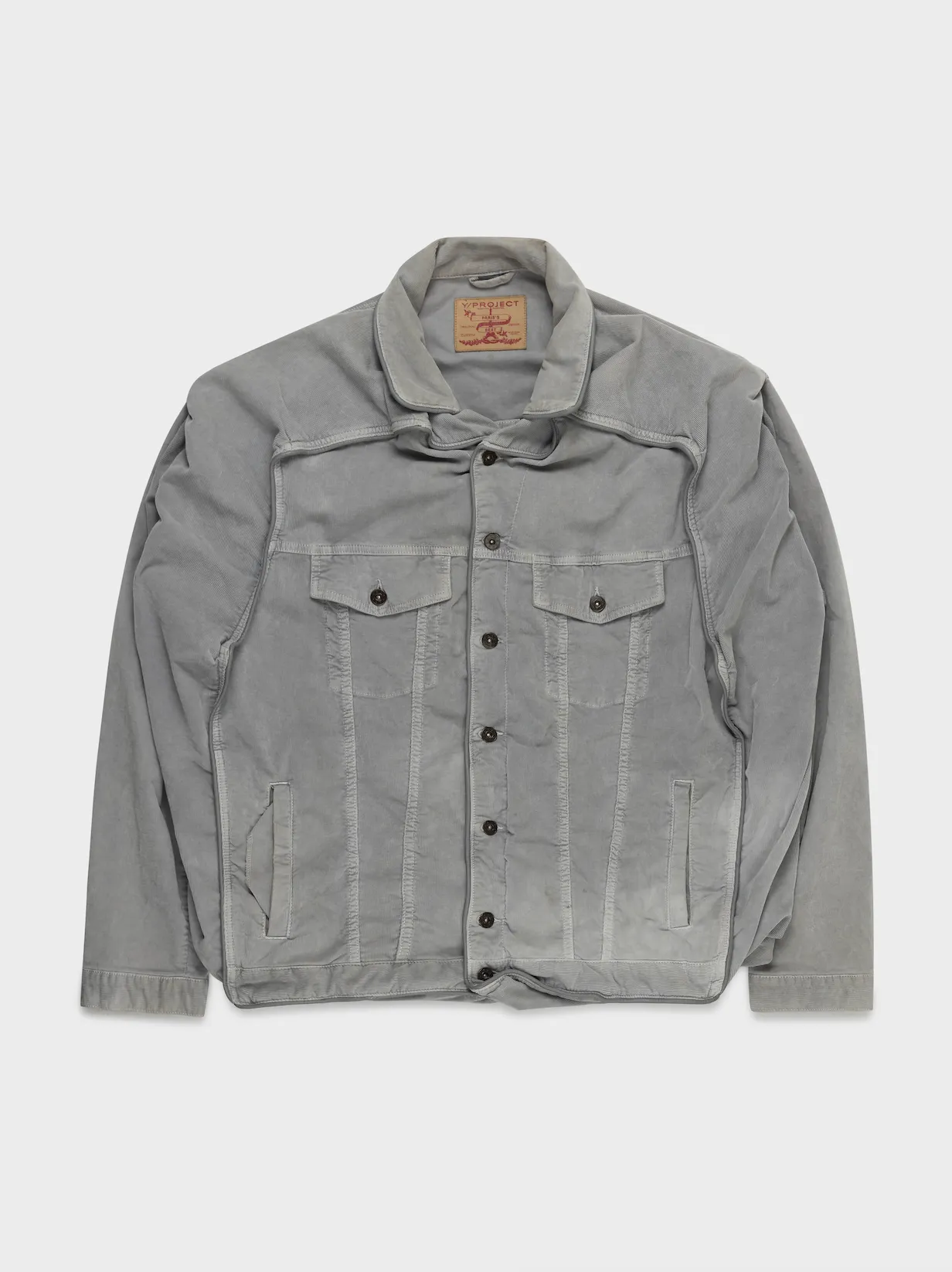 Multi-Layered Corduroy Jacket