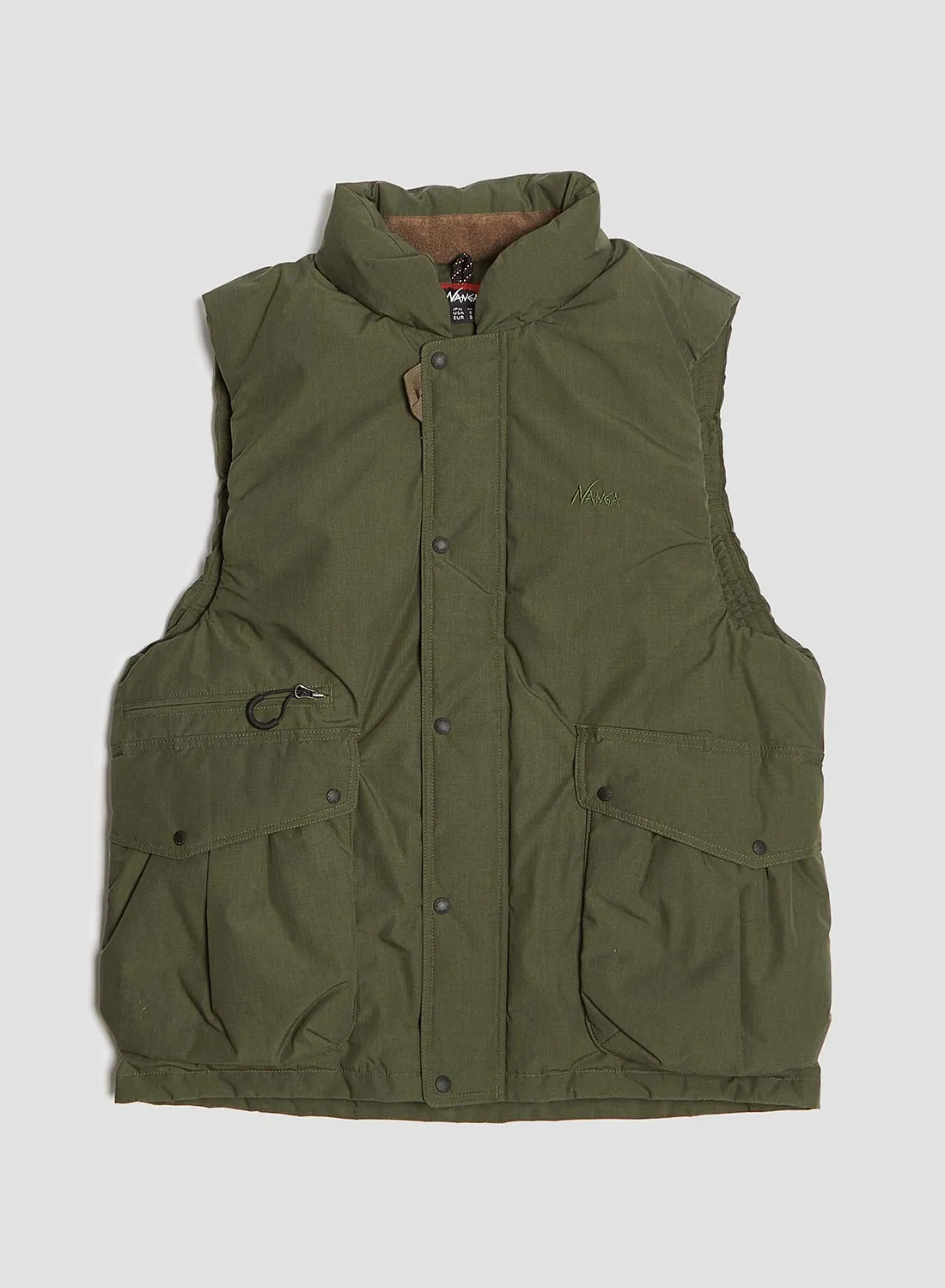 Nanga Hinoc Down Vest in Khaki