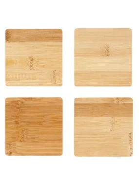 Natural Bamboo Coaster - Set of 4