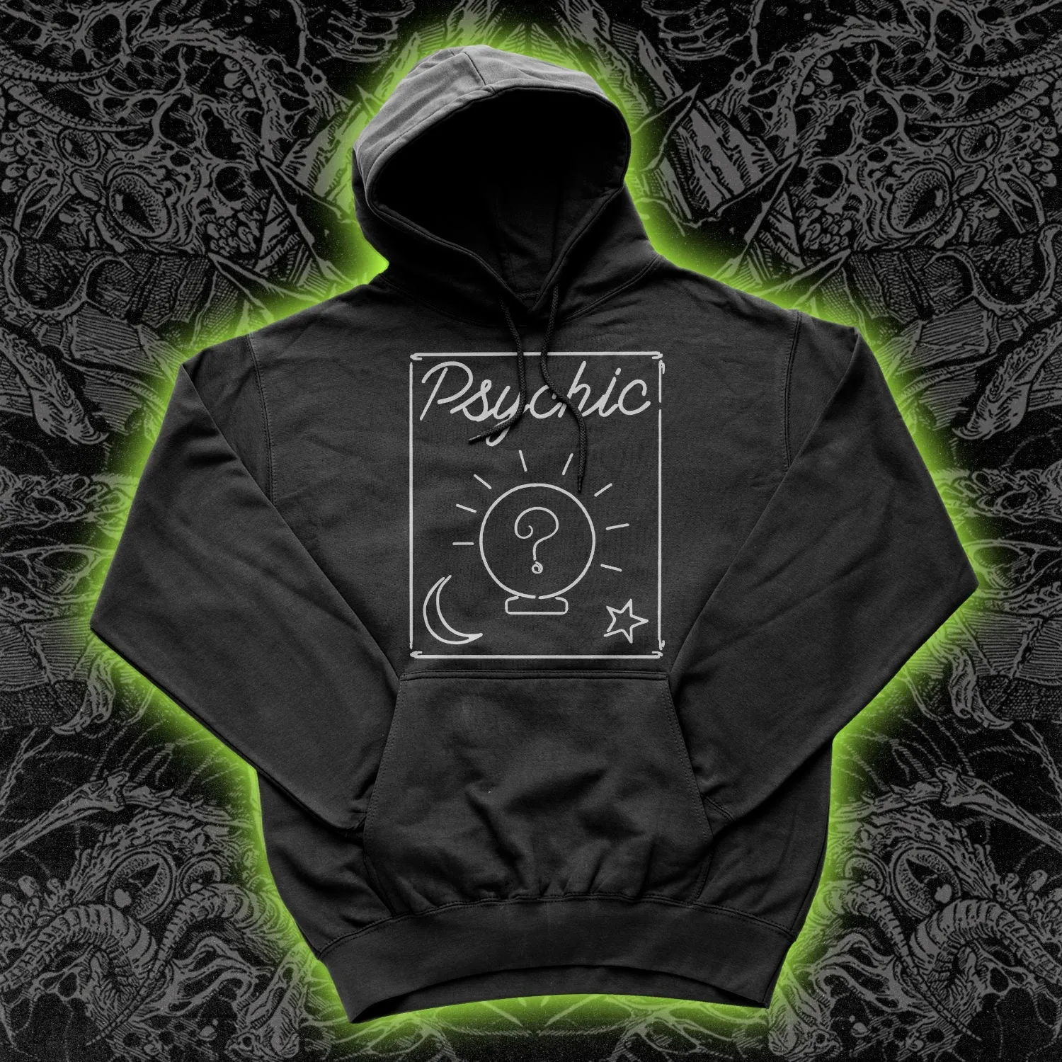 Neon Psychic Sign Hoodie