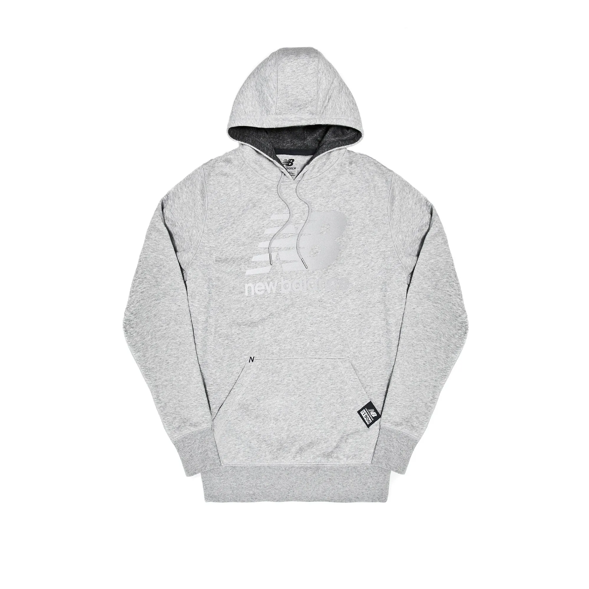 New Balance Pullover Hoodie Reflect Logo [MT53517-GRY]