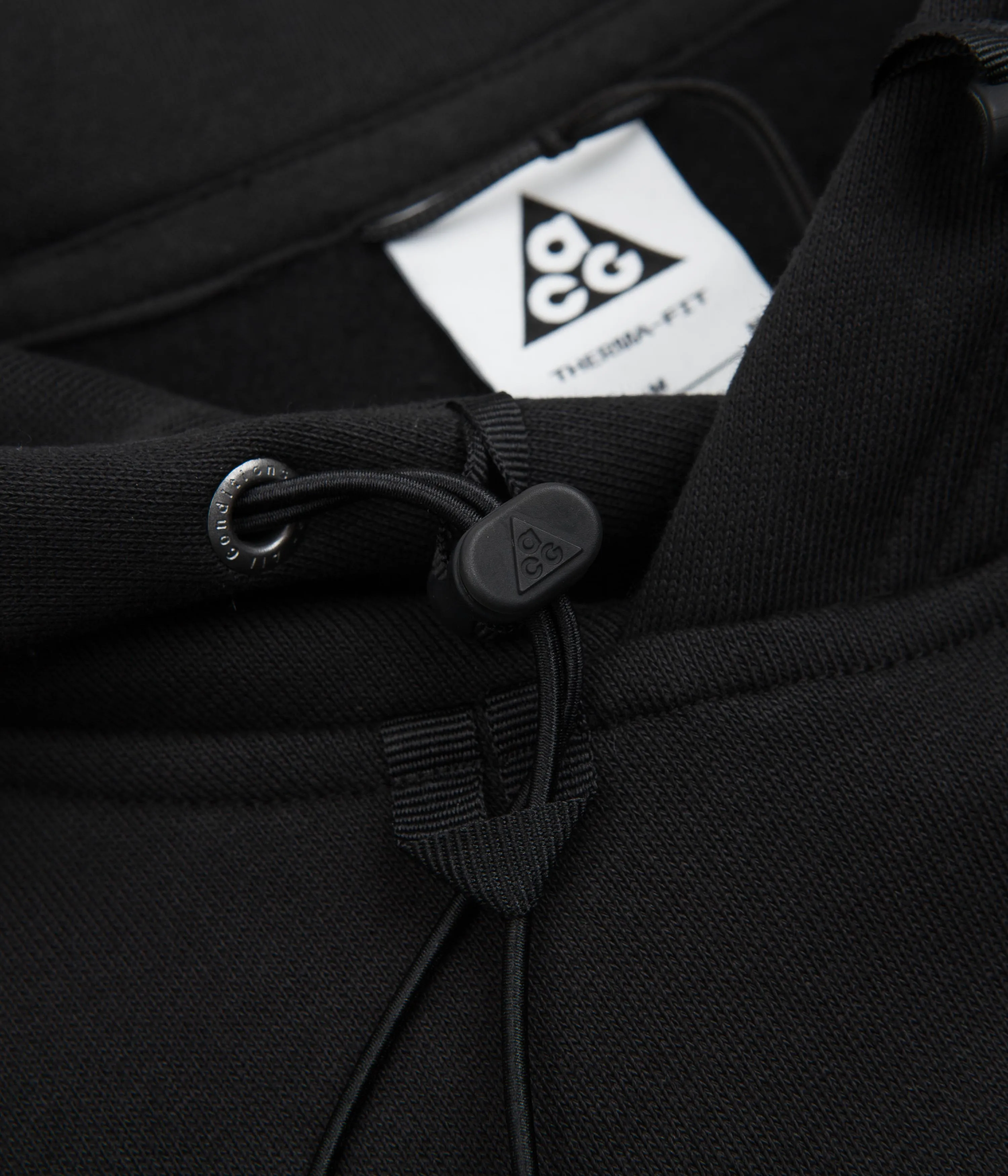 Nike ACG Therma-FIT Fleece Hoodie - Black / Dark Smoke Grey / Summit White