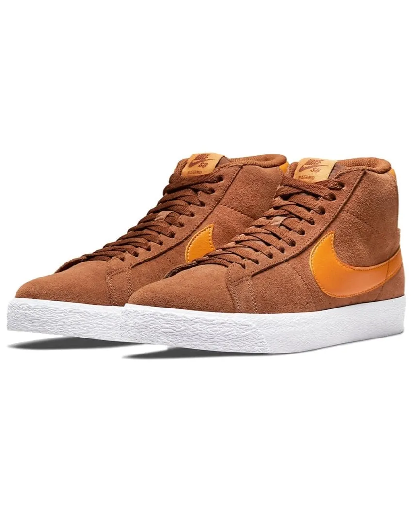 Nike SB Zoom Blazer Mid - Pecan / Light Curry