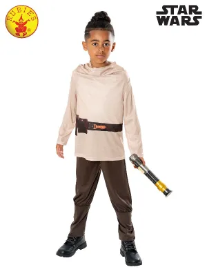 OBI WAN KENOBI COSTUME & LIGHTSABER, CHILD