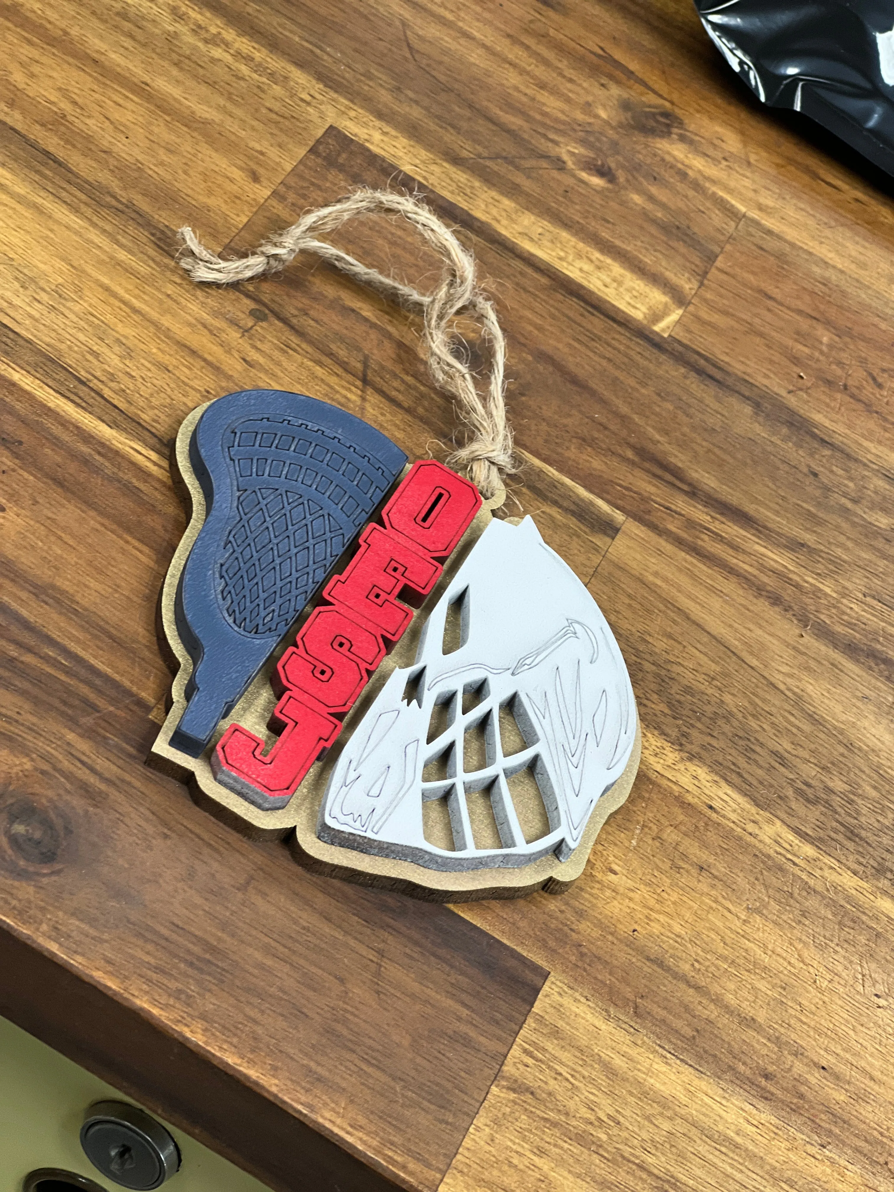 OESJ Lacrosse Ornament