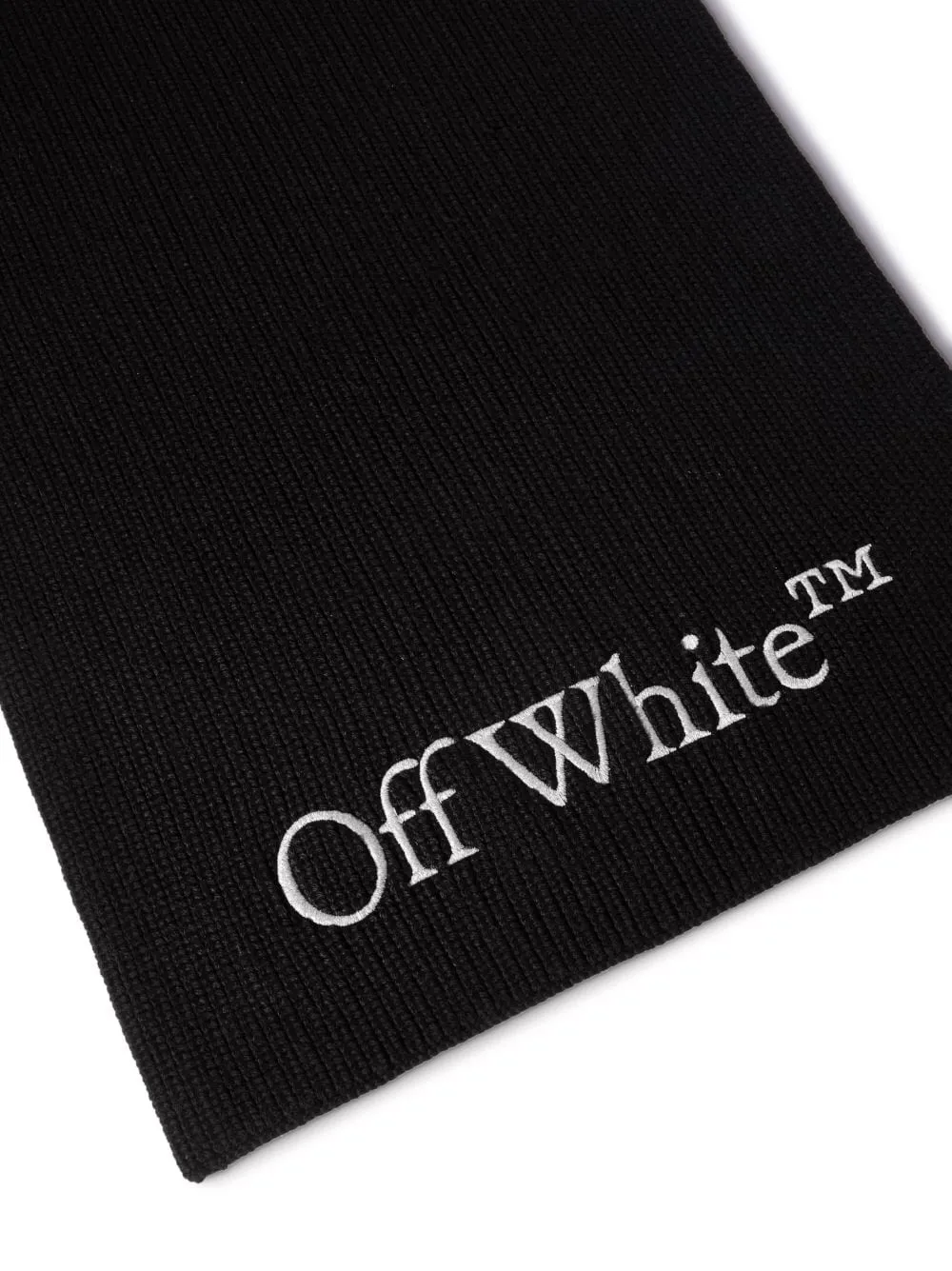 Off White Scarfs Black