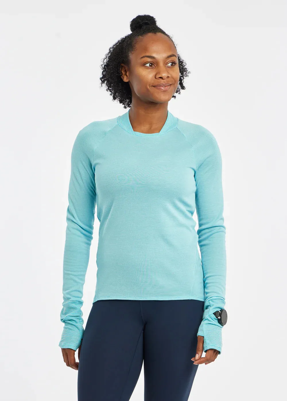 Oiselle | Flyout Wool Long Sleeve | Women's | Robin