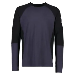 Olympus merino baselayer top - Black / 9 iron