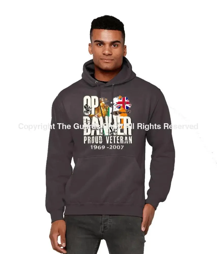 OP BANNER PROUD VETERAN FRONT PRINTED HOODIE