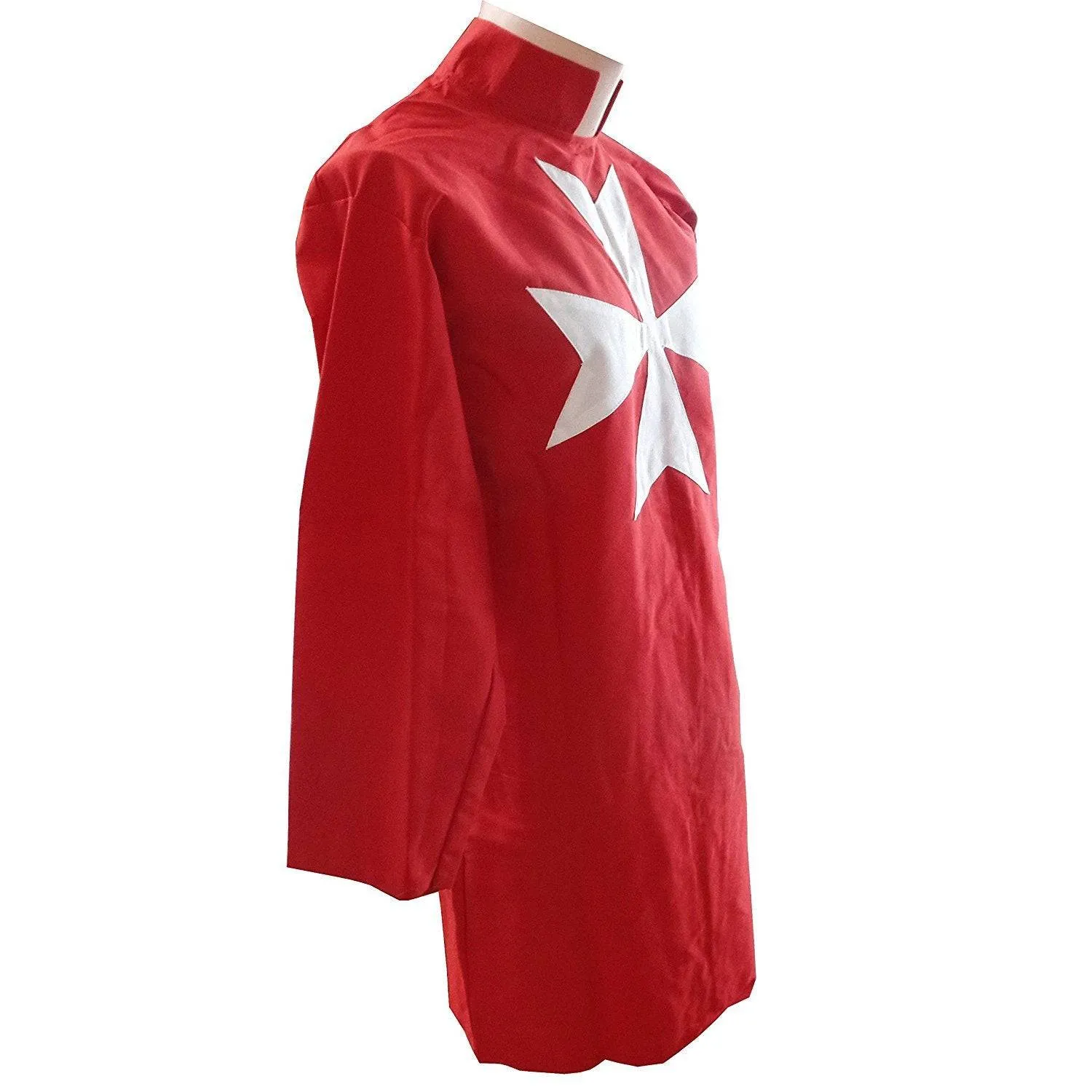 Order Of Malta Commandery Tunic - Red with (8 pointed) Maltese Cross