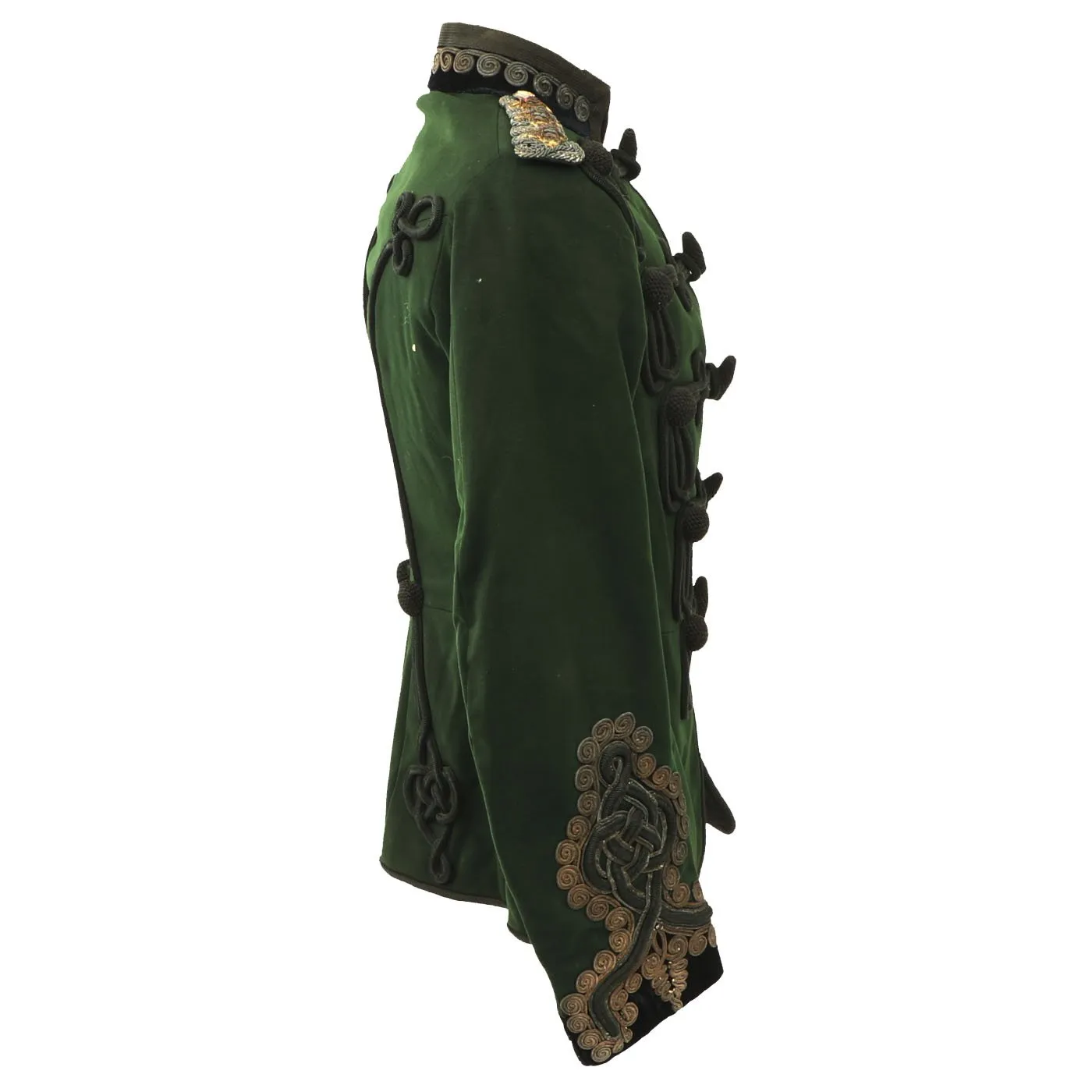 Original British Victorian Robin Hood Rifles Officer Atilla Dress Tunic