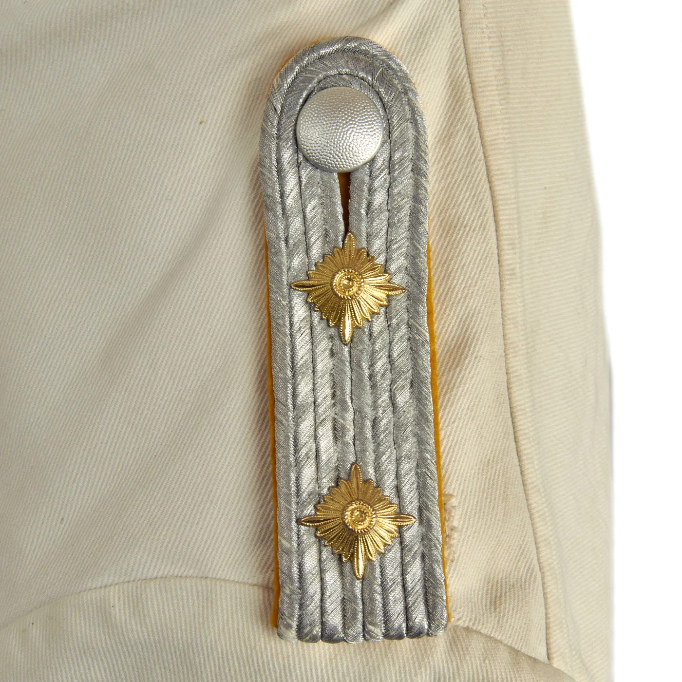 Original German WWII Heer Cavalry Officer Rittmeister Summer White Uniform with Breeches