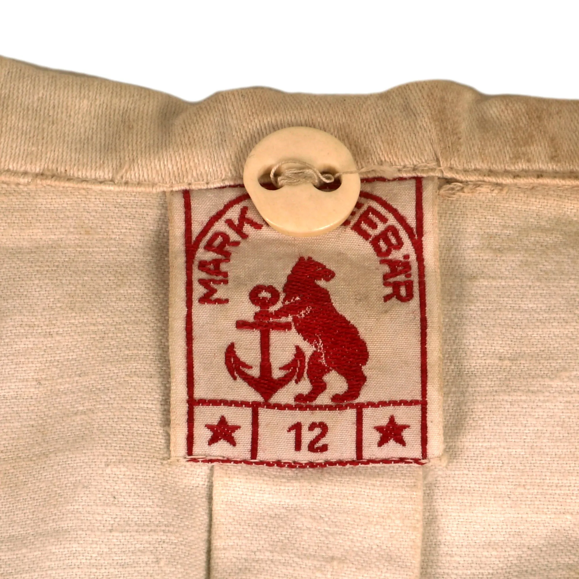 Original German WWII Marine Jumper by Marke Seebӓr with Stitched-On Armband & Fernschreib Trade Badge - Size 12