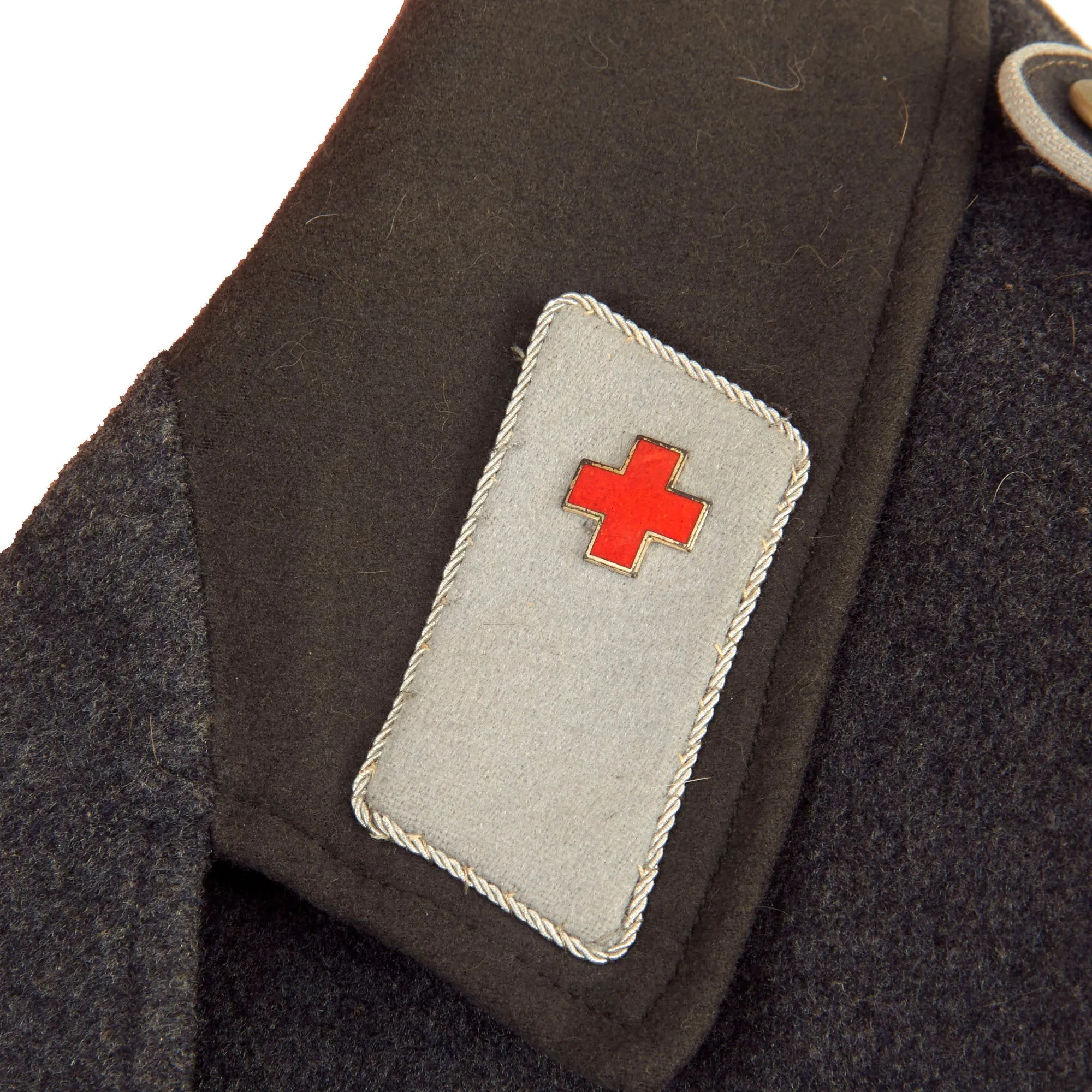 Original German WWII Red Cross Deutsches Rotes Kreuz Anwärter / Helfer Tunic From Sangerhausen 2 with Armband