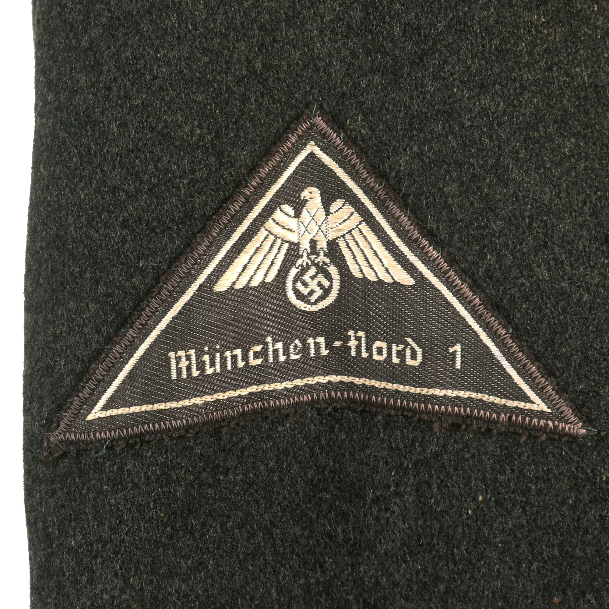 Original German WWII Red Cross Deutsches Rotes Kreuz Vorhelfer EM/NCO Tunic from North Munich 1 District with Trousers & Armband