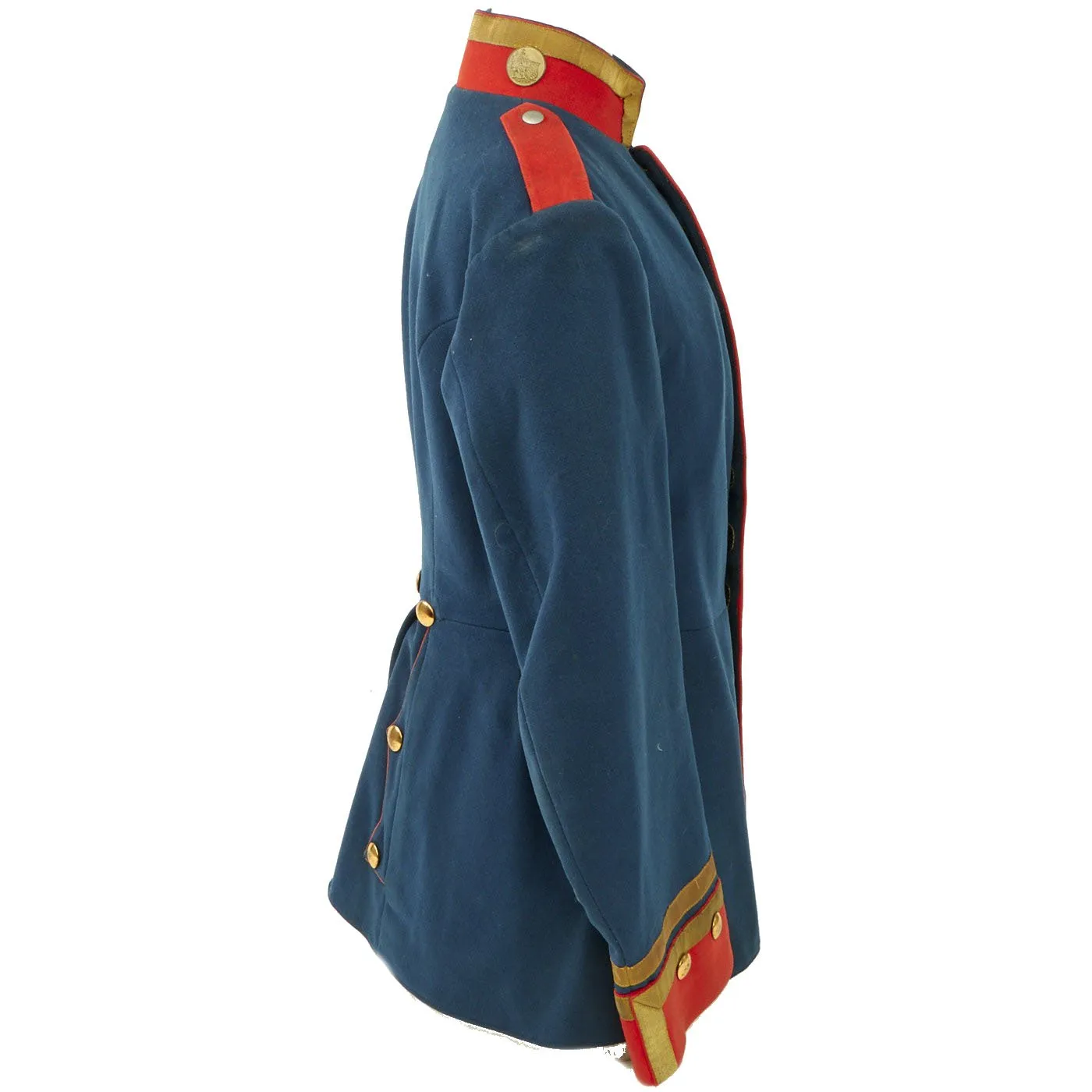 Original Imperial German Bavarian Cavalry NCO Regimentally Marked Dunkelblau Service Tunic