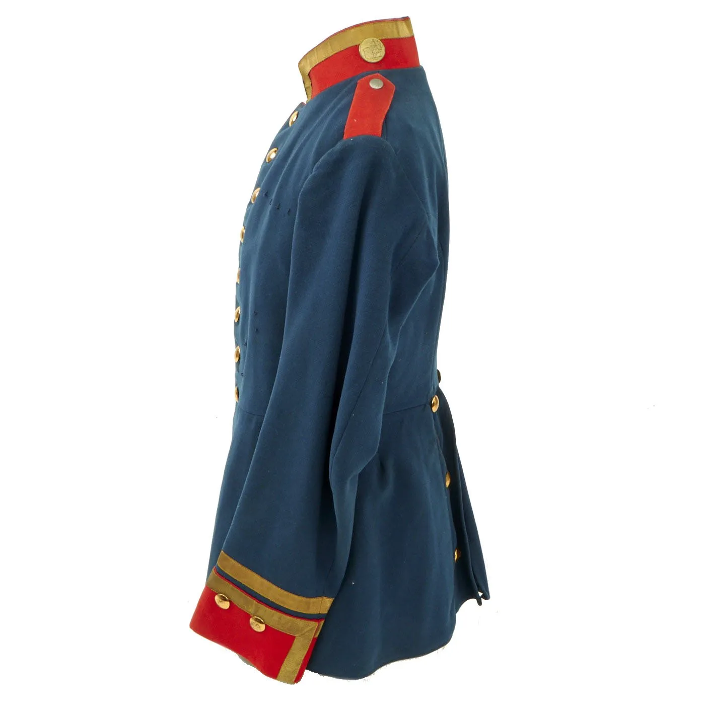 Original Imperial German Bavarian Cavalry NCO Regimentally Marked Dunkelblau Service Tunic