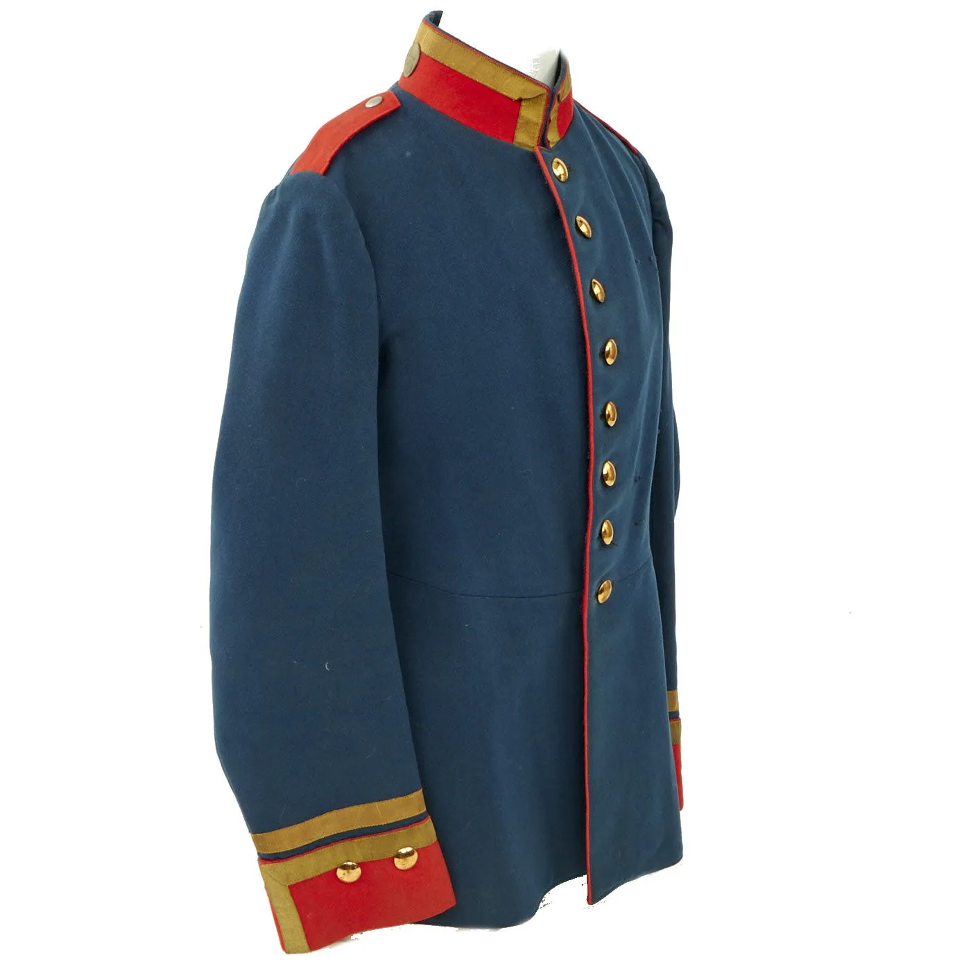 Original Imperial German Bavarian Cavalry NCO Regimentally Marked Dunkelblau Service Tunic