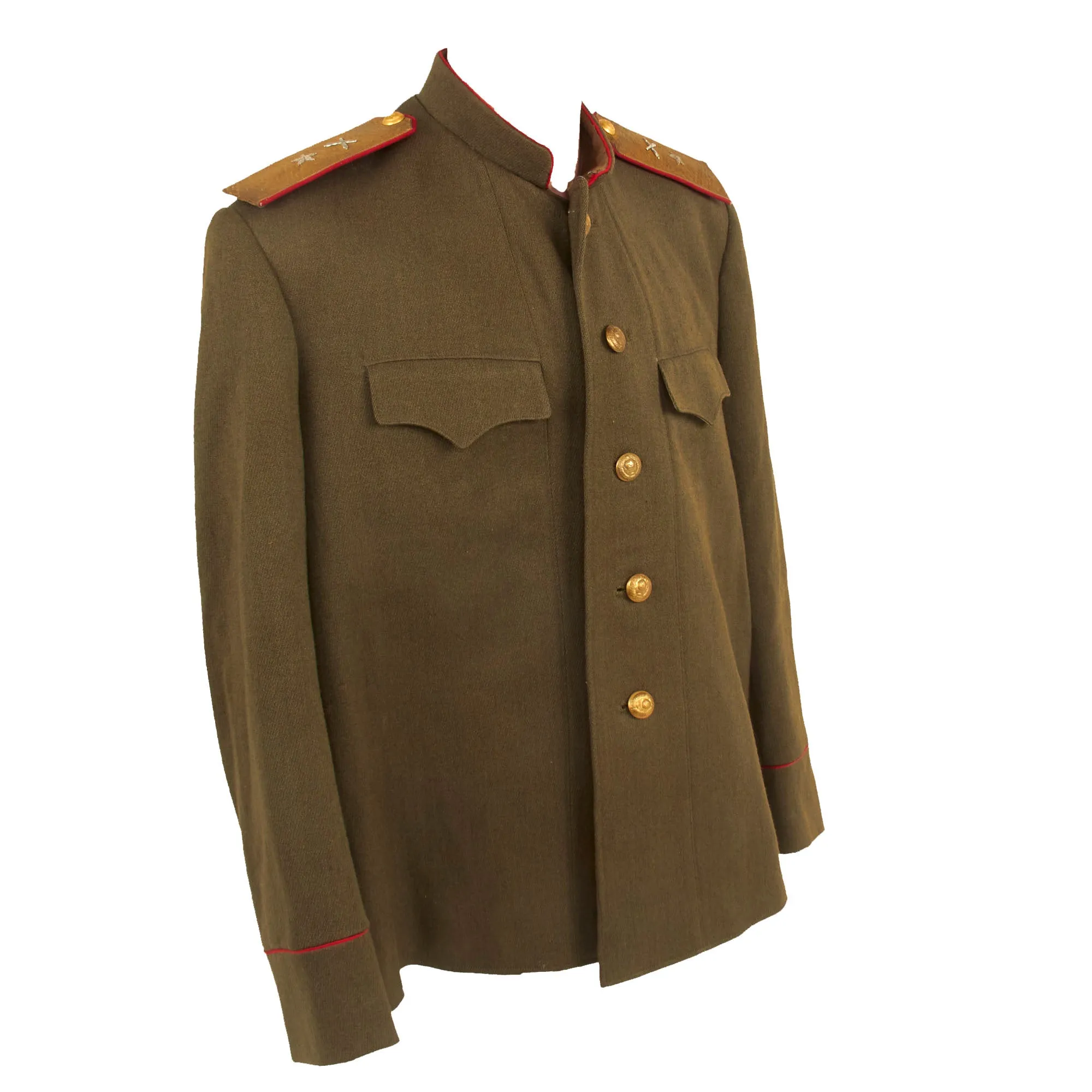 Original Soviet Russian Early Cold War Era M-1943 Kitel Artillery Major General Uniform Tunic - Officers’ “Gymnastyorka”