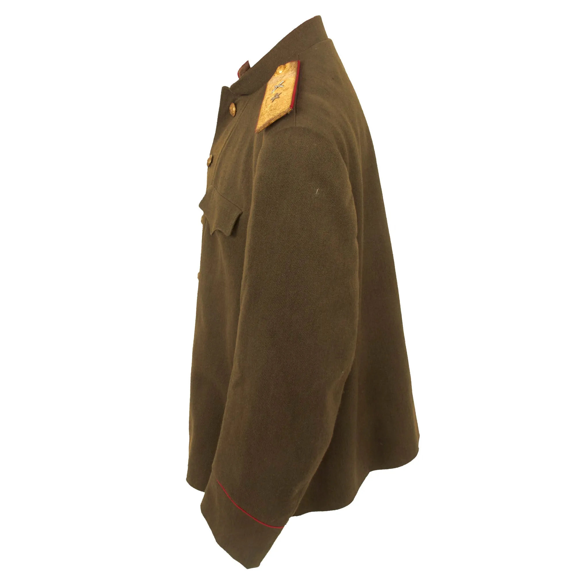 Original Soviet Russian Early Cold War Era M-1943 Kitel Artillery Major General Uniform Tunic - Officers’ “Gymnastyorka”