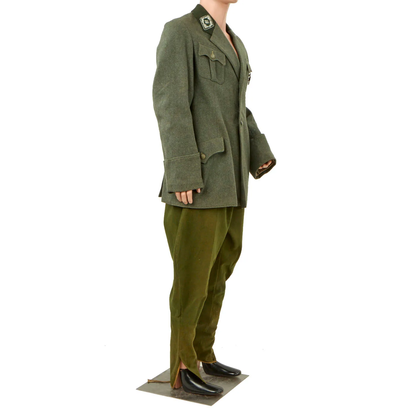 Original WWII German Forestry Officer’s Uniform with War Merit Cross KvK 1st Class & Armband