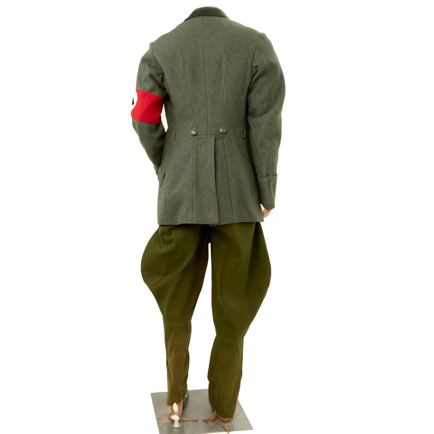 Original WWII German Forestry Officer’s Uniform with War Merit Cross KvK 1st Class & Armband