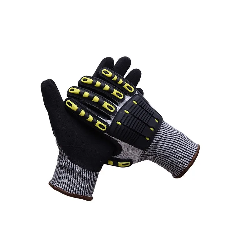 Outdoor Cycling TPR Cut-proof Wear-Resistant Gloves, Size: S(1008)