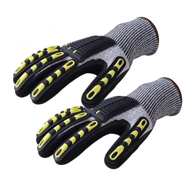 Outdoor Cycling TPR Cut-proof Wear-Resistant Gloves, Size: S(1008)