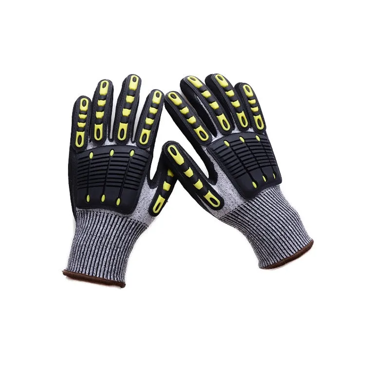 Outdoor Cycling TPR Cut-proof Wear-Resistant Gloves, Size: S(1008)