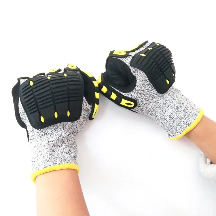 Outdoor Cycling TPR Cut-proof Wear-Resistant Gloves, Size: S(1008)