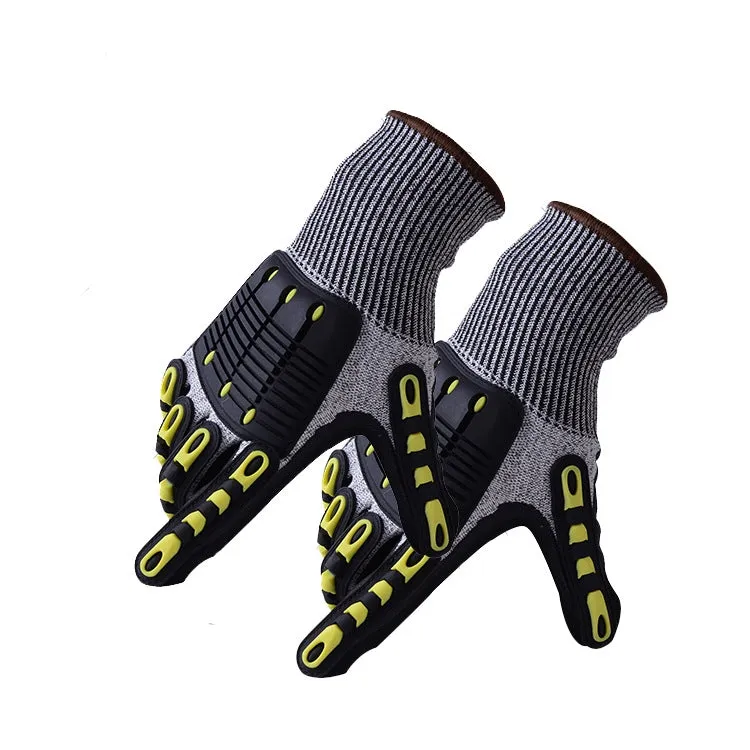 Outdoor Cycling TPR Cut-proof Wear-Resistant Gloves, Size: S(1008)