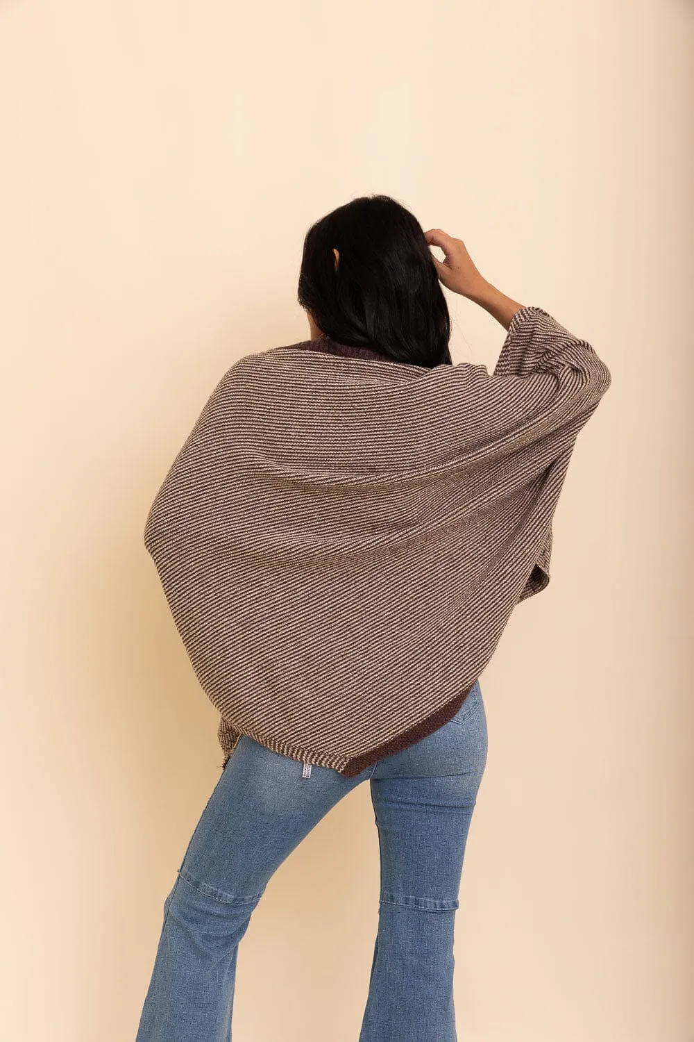 Over The Shoulder Knitted Shawl