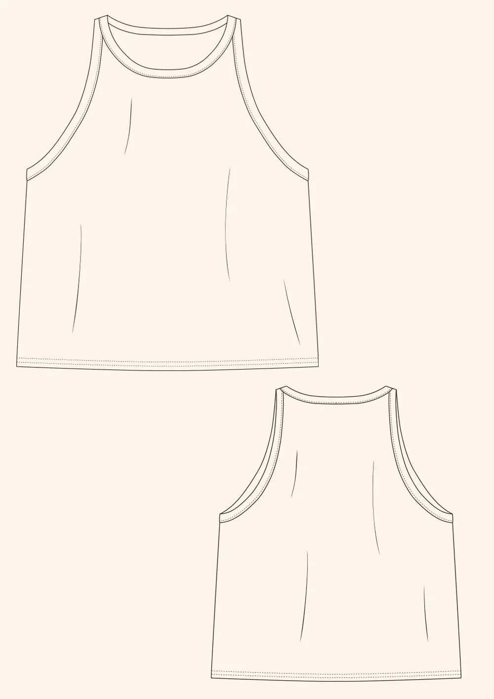 PDF Pattern - Racer Vest | The Modern Sewing Co.