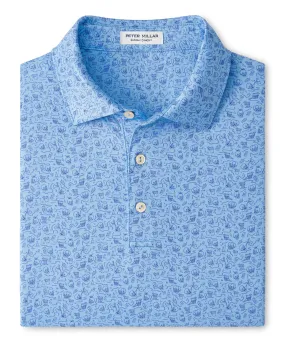 Peter Millar Short Sleeve Double Transfused Print Polo