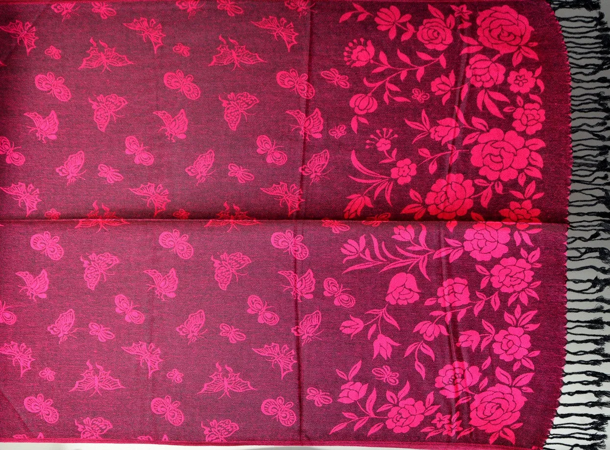 Pink dual side Stole