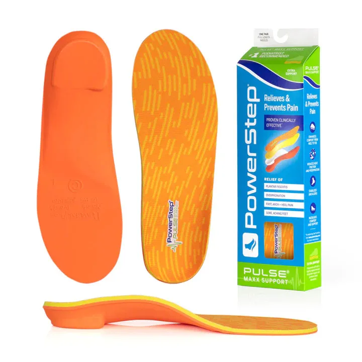 PowerStep PULSE Maxx | Over-Pronation Corrective Orthotic Running Shoe Insert