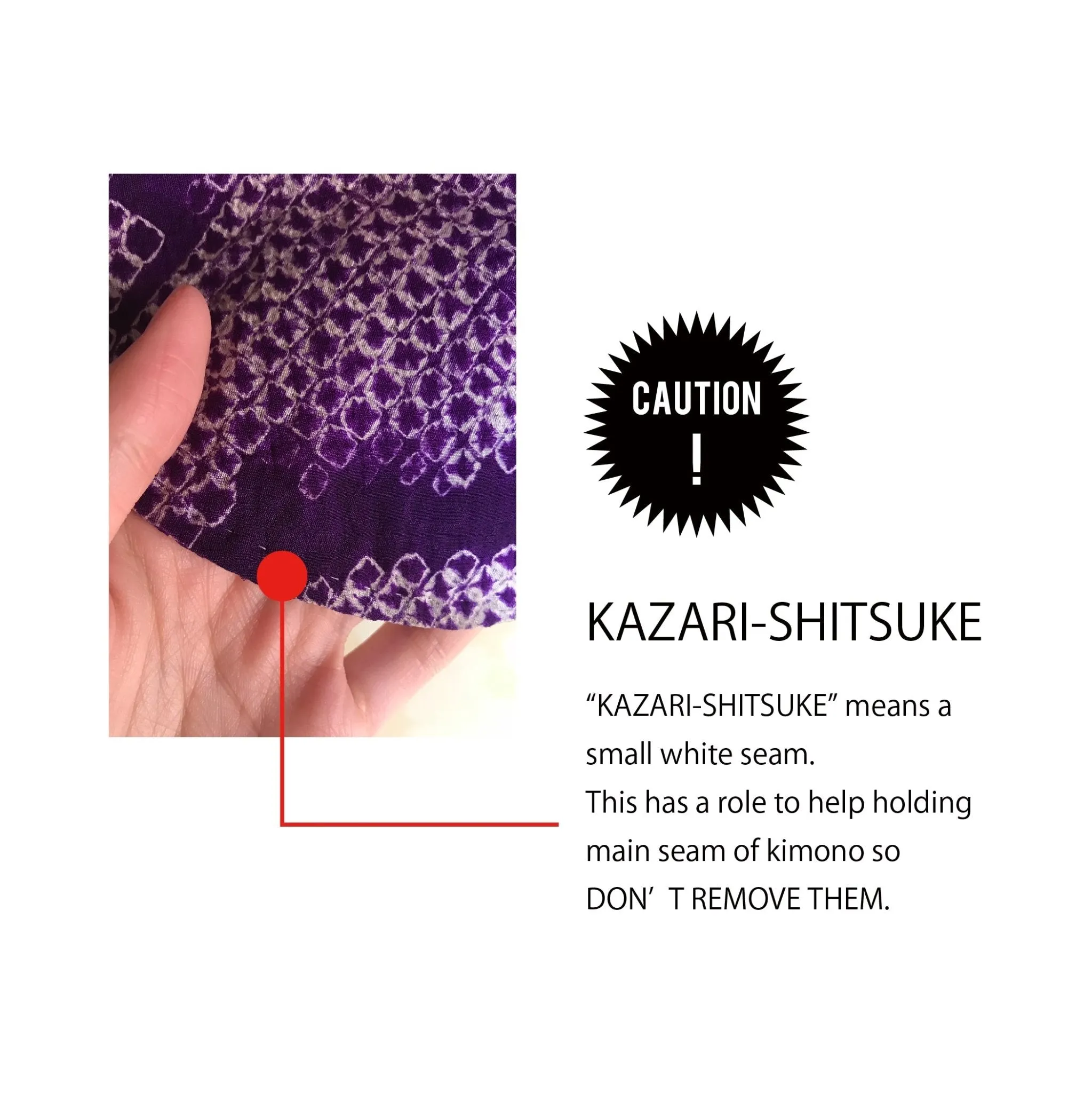 Purple winding round design haori