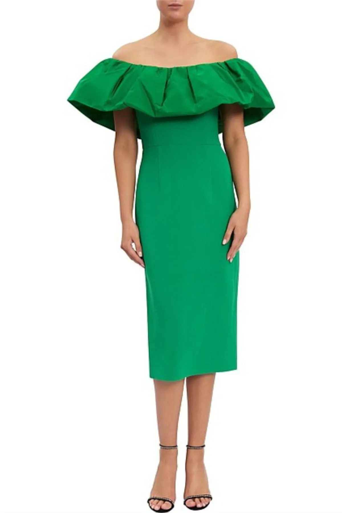 REBECCA VALLANCE Virgil Midi Dress (Green) - RRP $649