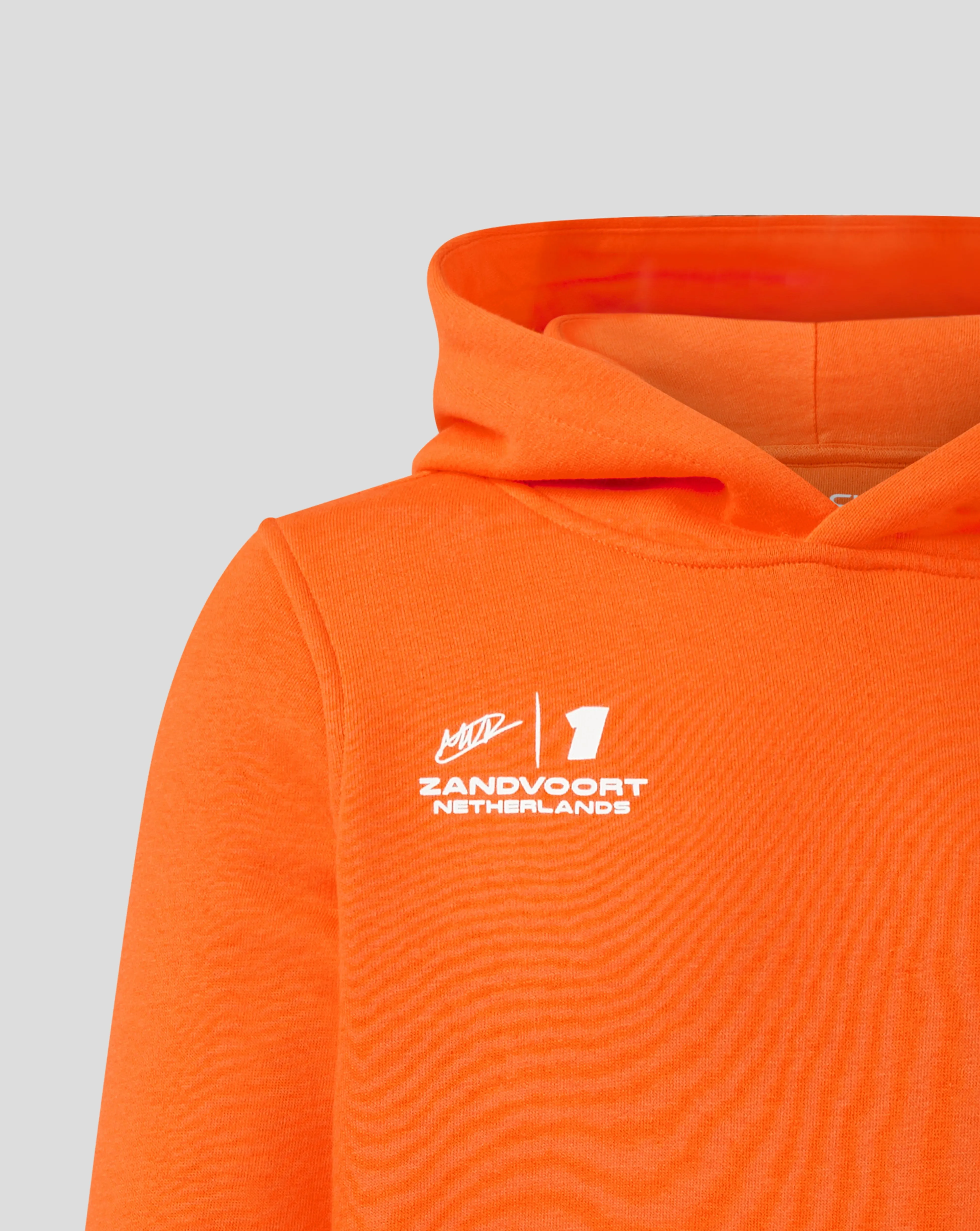 Red Bull Racing F1 Kids Max Verstappen Special Edition Zandvoort Netherlands Hoodie - Youth Orange