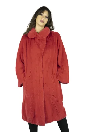 Red Coat in mink