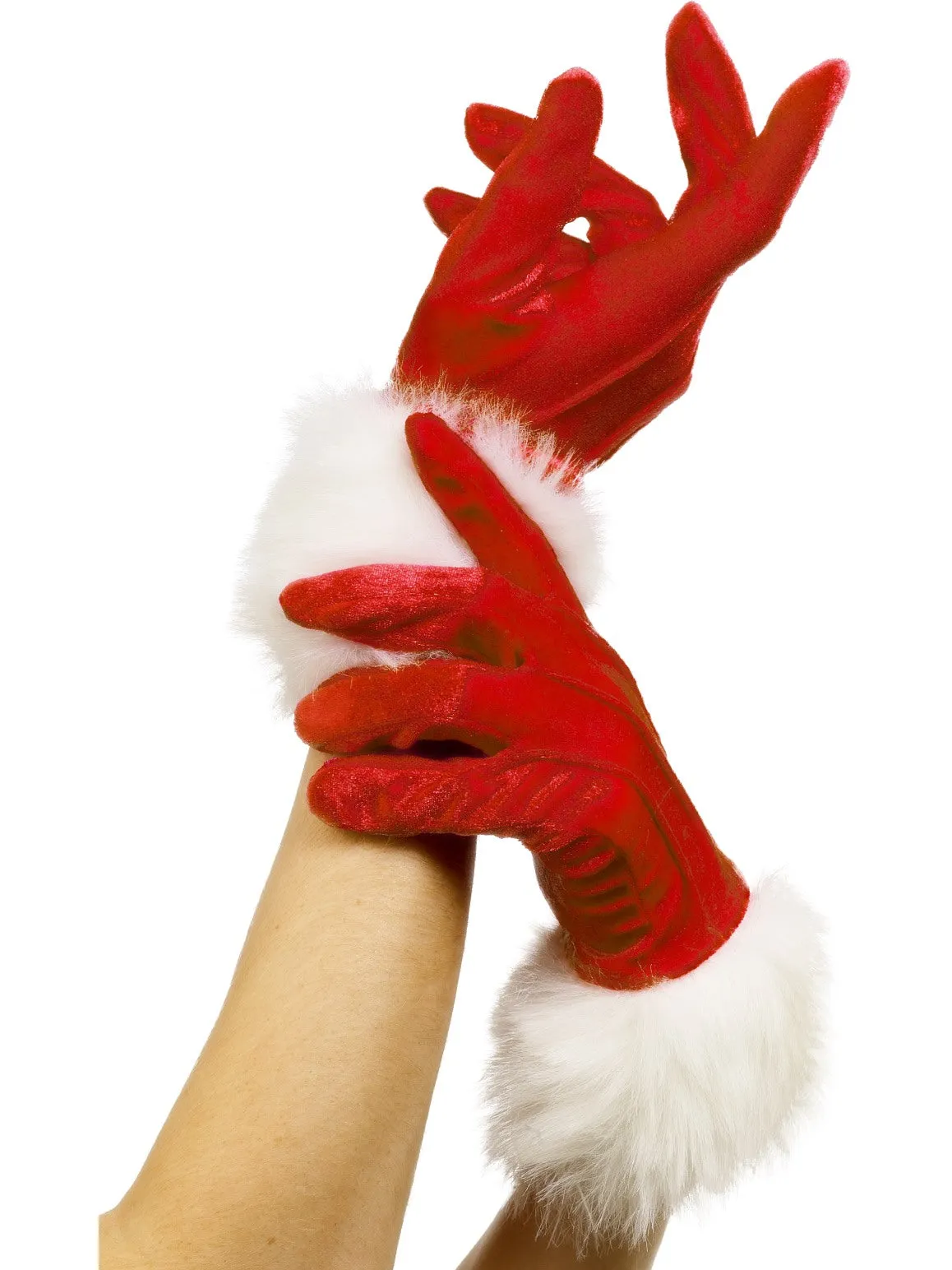 Red Santa Gloves