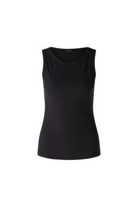 Ribbed Vest - Black