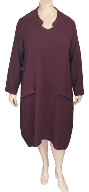 Risona Viscose Wool Tunic Dress