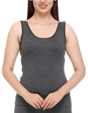 Romano nx Merino Wool Bamboo Thermal Sleeveless Round Neck for Women