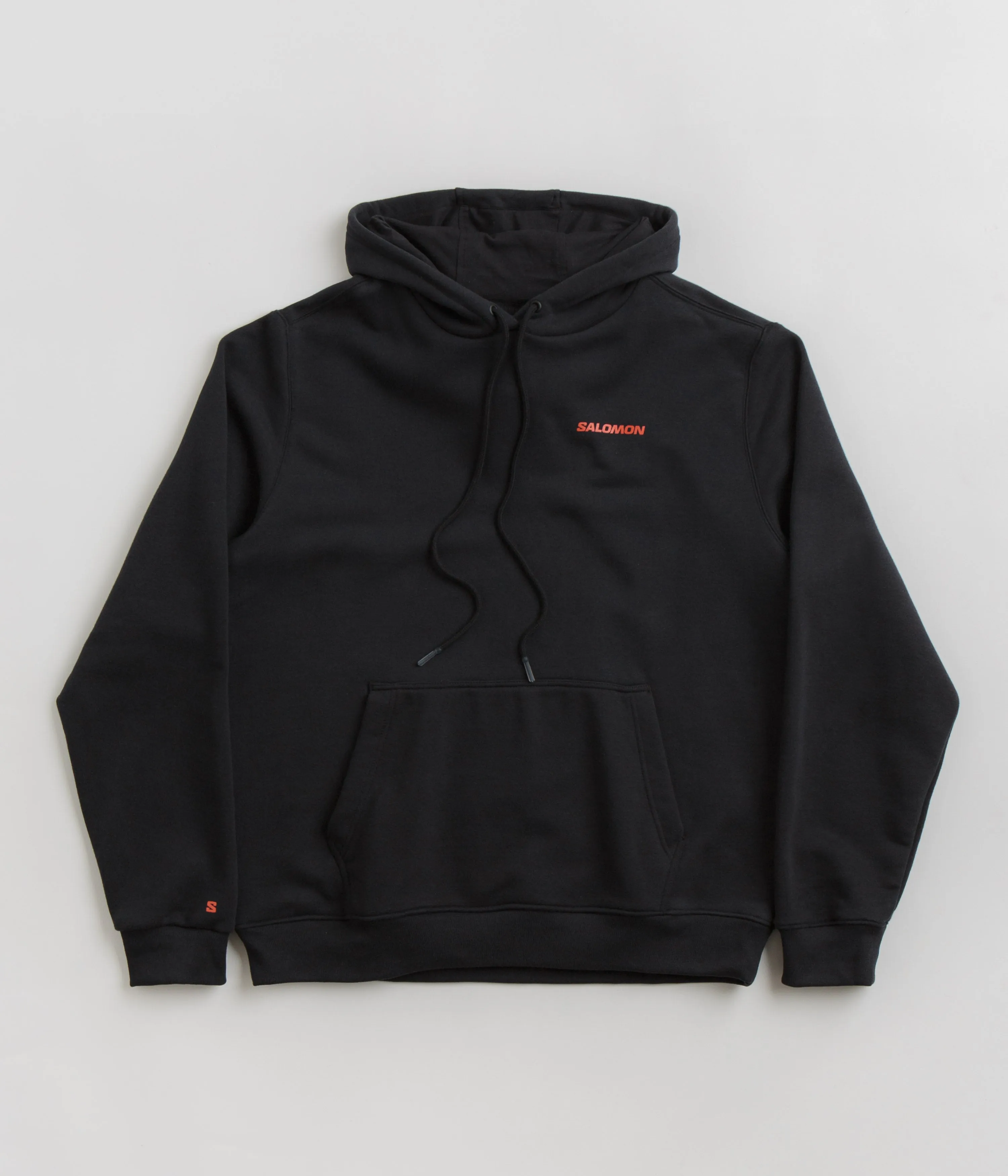 Salomon Bow Graphic Hoodie - Deep Black