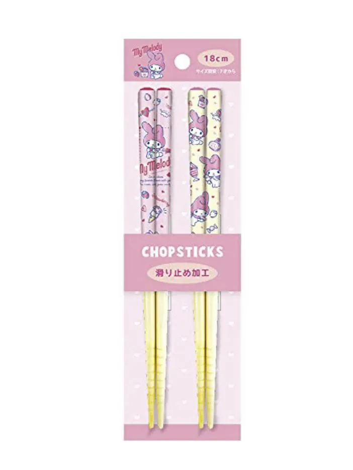 Sanrio Bamboo Chopsticks (Set of 2 Pairs)