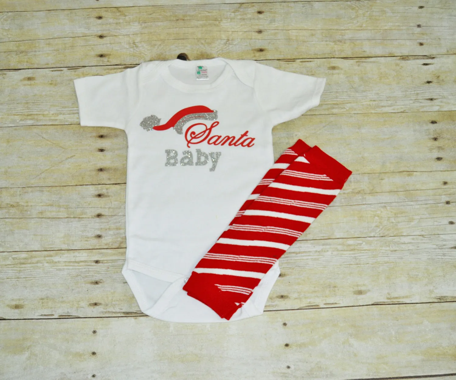 santa baby shirt, christmas bodysuit, Holiday cake smash, christmas outfit, santa baby bodysuit, peppermint stripes leg warmers, candy cane